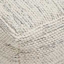 Atcham Wool & Cotton Ottoman Stool - Clay Marl - thumbnail 2