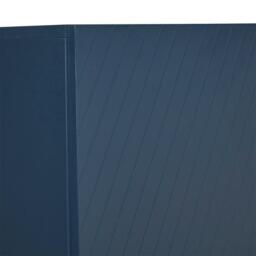Jack Geometric Large Shoe Cabinet - 2 Door - Blue - thumbnail 4