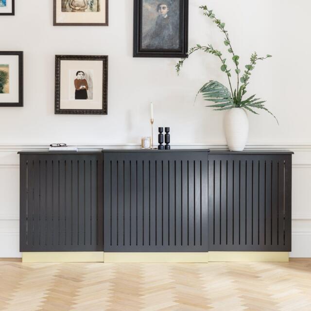 Iliana Extendable Radiator Cover in Charcoal Grey - image 1