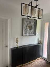 Iliana Extendable Radiator Cover in Charcoal Grey - thumbnail 3