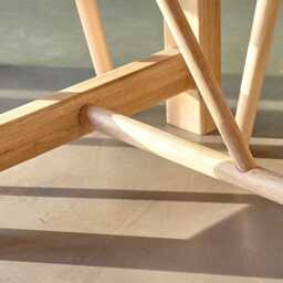 Carter Whitewash Round Dining Table with 4 Freya Boucle Dining Chairs with Whitewash Legs - thumbnail 5