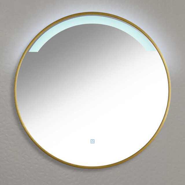 Kimbridge Gold Bathroom Mirror - with LED Lights - image 1