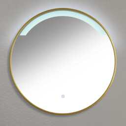 Kimbridge Gold Bathroom Mirror - with LED Lights - thumbnail 1
