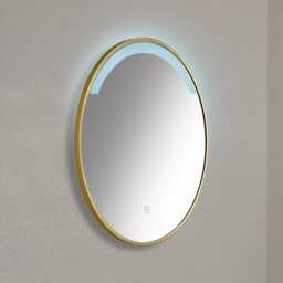 Kimbridge Gold Bathroom Mirror - with LED Lights - thumbnail 4