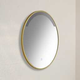 Kimbridge Gold Bathroom Mirror - with LED Lights - thumbnail 6