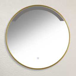 Kimbridge Gold Bathroom Mirror - with LED Lights - thumbnail 5