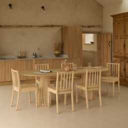 Willow Whitewash Oak Oval Dining Table Set - 6 Seater - Tilly Dining Chairs - Whitewash Oak Legs - thumbnail 1