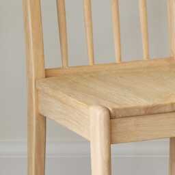 Willow Whitewash Oak Oval Dining Table Set - 6 Seater - Tilly Dining Chairs - Whitewash Oak Legs - thumbnail 6