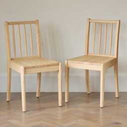 Willow Whitewash Oak Oval Dining Table Set - 6 Seater - Tilly Dining Chairs - Whitewash Oak Legs - thumbnail 2