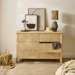 Raleigh 6 Drawer Chest of Drawers - Whitewash - thumbnail 6
