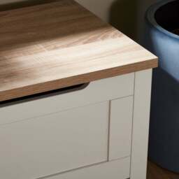 Bampton Blanket Box - White - thumbnail 3
