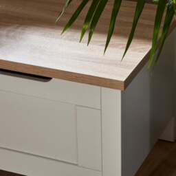 Bampton Blanket Box - White - thumbnail 4
