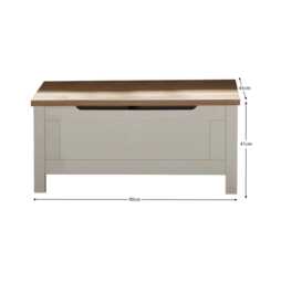 Bampton Blanket Box - White - thumbnail 5