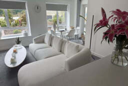 Nathalia Right Chaise Corner Sofa - Chalk White Boucle - thumbnail 5