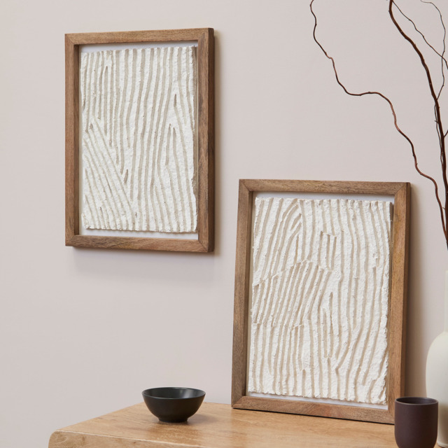 Manaia 35x45cm Paper Mache Wall Art - Set of 2 - image 1