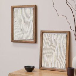 Manaia 35x45cm Paper Mache Wall Art - Set of 2 - thumbnail 1