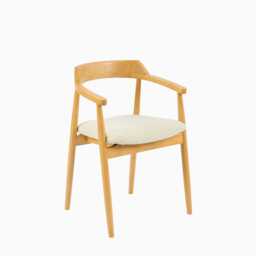 Carter Boucle Dining Armchairs - Set of 2 - Pale Oak Legs - thumbnail 6