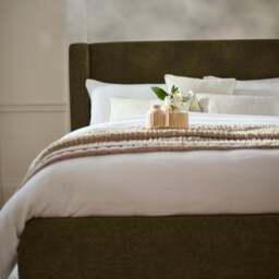 Hannah King Ottoman Bed - Moss Green - thumbnail 6