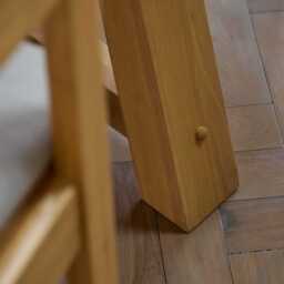 Charlotte Pale Oak Round Dining Table - thumbnail 6