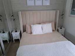 Bette 30cm 2 Drawer Bedside Table - Set of 2 - Ivory White - thumbnail 3
