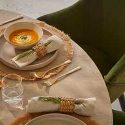 Jade Mango Wood Round Dining Table - thumbnail 5