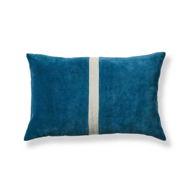 Holbeck 35x55cm Stripe Cushion Cover - Teal - image 1