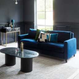 Holbeck 35x55cm Stripe Cushion Cover - Teal - thumbnail 3
