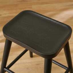 Silvester Black Bar Stool - thumbnail 2