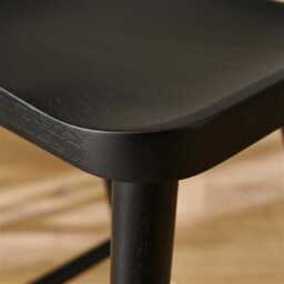 Silvester Black Bar Stool - thumbnail 4