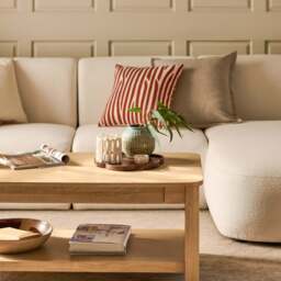Noah Whitewash Oak Rectangular Coffee Table - thumbnail 4