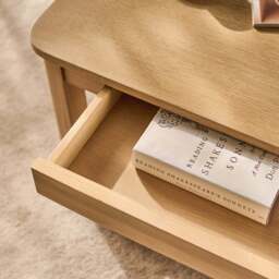 Noah Whitewash Oak Rectangular Coffee Table - thumbnail 6