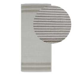 Eluru 200x60cm PET Runner Rug - Off White & Clay