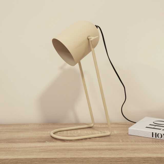 Eltham 42cm Metal Desk Lamp - Taupe - image 1