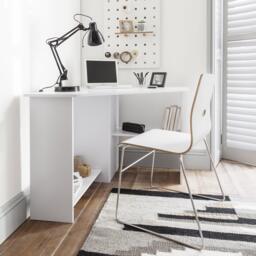 Essie Corner Desk - White - thumbnail 2
