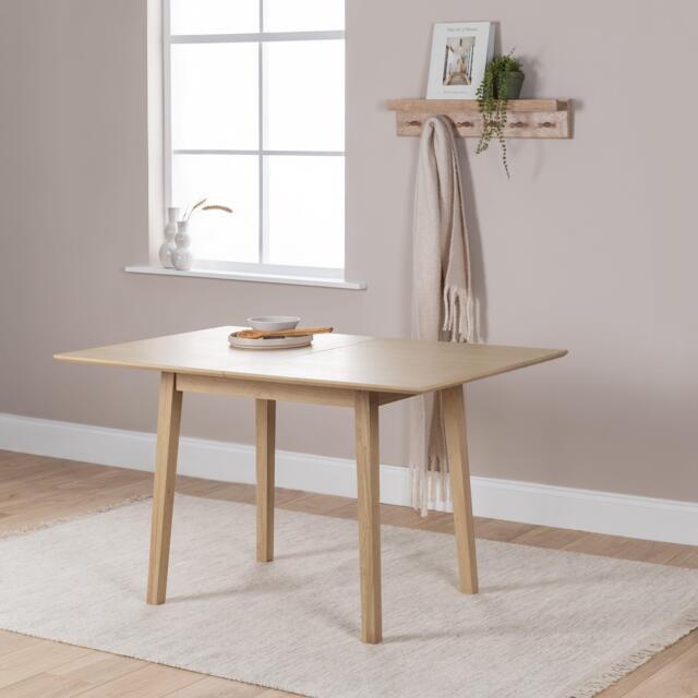 Charlie Pale Oak Dining Table - Extendable - image 1