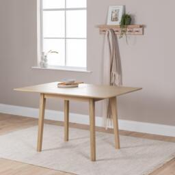 Charlie Pale Oak Dining Table - Extendable - thumbnail 1