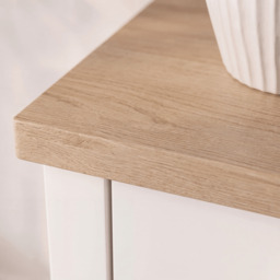Bampton Sideboard with Wine Rack - Alabaster White - thumbnail 5