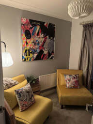 Una Single Sofa Bed - Yellow Velvet - thumbnail 2
