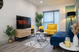 Una Single Sofa Bed - Yellow Velvet - thumbnail 3