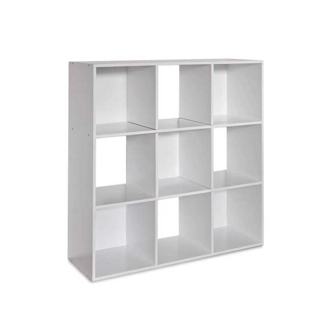 9 Cube Storage Unit - Chalk White Bookcase - image 1