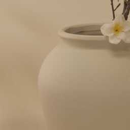 Kalera 23cm Terracotta Vase - Off White - thumbnail 6