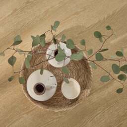 Farren Whitewash Oak Round Dining Table - thumbnail 3