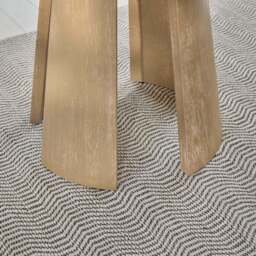 Farren Whitewash Oak Round Dining Table - thumbnail 5
