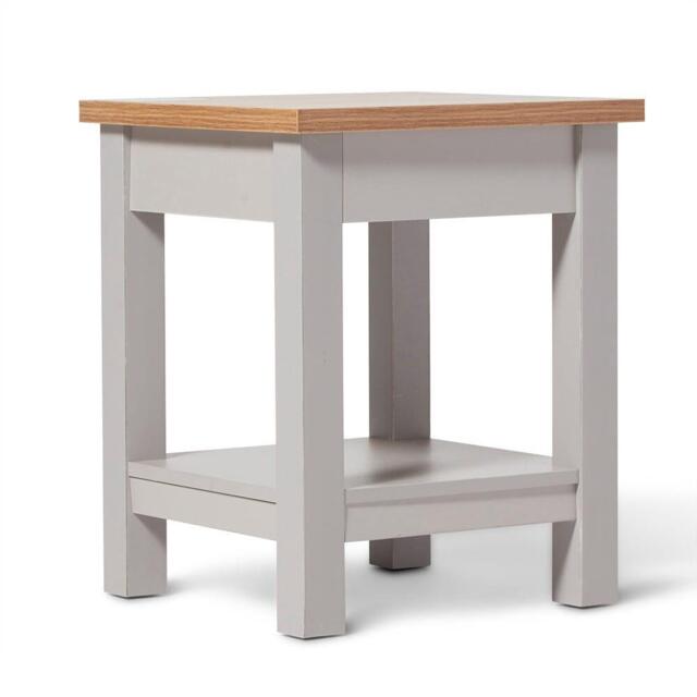 Bampton Stone Grey Side Table - image 1