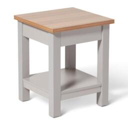 Bampton Stone Grey Side Table - thumbnail 2