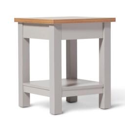 Bampton Stone Grey Side Table - thumbnail 1
