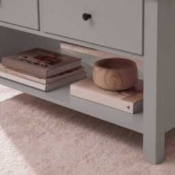 Bampton Stone Grey Coffee Table with Storage - thumbnail 5
