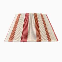 Kateli 35cm Cotton Lampshade - Paprika Stripe - thumbnail 1