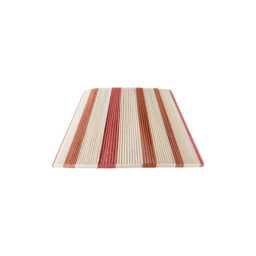 Kateli 35cm Cotton Lampshade - Paprika Stripe - thumbnail 2