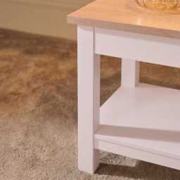 Bampton Alabaster White Side Table - thumbnail 4